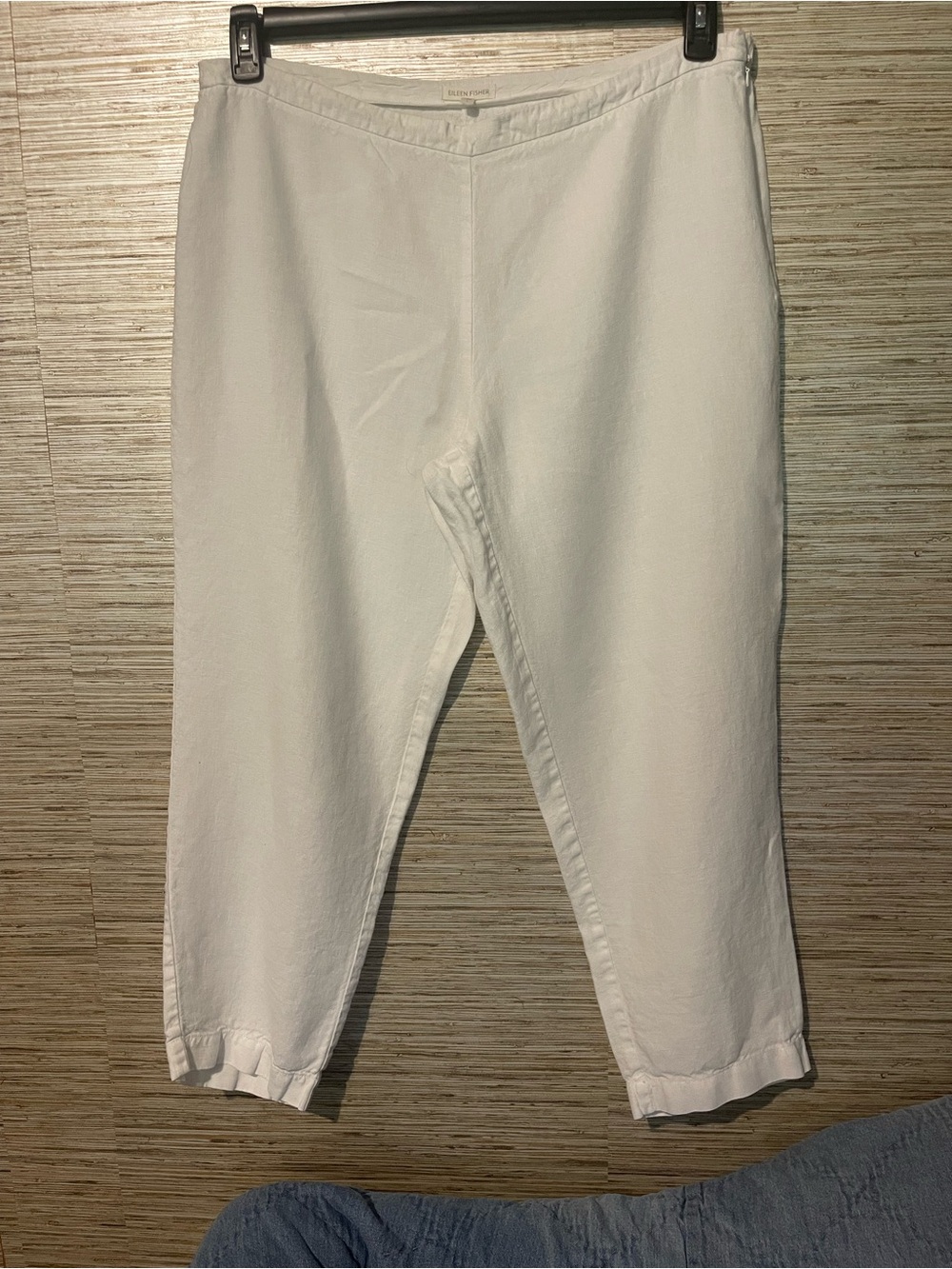 Eileen Fisher White Linen Pants